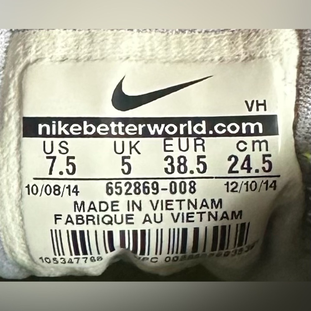 Nike Dual Fusion Trail Run Running Athletic Gray Shoes Women 652869-008 Size 7.5 - Picture 12 of 12